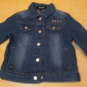 DKNY denim jean jacket size 3 toddler